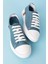 Içi Dışı Deri Hafif Converse Tarz Ayakkabı USL.2136 - Mavi - 41 5