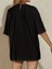 Kadın Basic Bisiklet Yaka Salaş Oversize Boyfriend T-Shirt 2