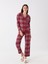 Lcw Dream Gömlek Yaka Ekose Uzun Kollu Kadın Pijama Takımı 1