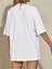 Kadın Basic Bisiklet Yaka Salaş Oversize Boyfriend T-Shirt 2