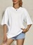 Kadın Basic Bisiklet Yaka Salaş Oversize Boyfriend T-Shirt 3