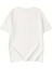 Kadın Basic Bisiklet Yaka Salaş Oversize Boyfriend T-Shirt 4
