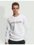 Jprblajason Bisiklet Yaka Beyaz Erkek Sweatshirt 12245593 V1 5