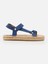 Yula Indigo Mavi Kadın Espadril Sandalet 1