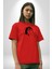 Elio ve Oliver Call Me By Your Name Pamuklu Bisiklet Yaka Kadın Erkek Oversize Boyfriend Dijital Baskılı Kırmızı T-Shirt 4