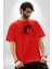Elio ve Oliver Call Me By Your Name Pamuklu Bisiklet Yaka Kadın Erkek Oversize Boyfriend Dijital Baskılı Kırmızı T-Shirt 5