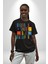 Geleçeği Seninle Planlayalım Pamuklu Bisiklet Yaka Kadın Erkek Oversize Boyfriend Dijital Baskılı Siyah T-Shirt 4