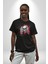 Oyun Kumandası Insanı Ele Geçirişi Pamuklu Bisiklet Yaka Kadın Erkek Oversize Boyfriend Dijital Baskılı Siyah T-Shirt 5