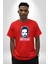 Breaking Bad Pamuklu Bisiklet Yaka Kadın Erkek Oversize Boyfriend Dijital Baskılı Kırmızı T-Shirt 5