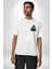 Hacker Kedi Bilgisayar Korsanı Yeşil Gözlük Beyaz Oversize Kadın Erkek Ön ve Sırt Baskılı T-Shirt 3