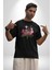 Güller ve Dikenler Şimdi Ne Yapmalıyız Pamuklu Bisiklet Yaka Kadın Erkek Oversize Boyfriend Dijital Baskılı Siyah T-Shirt 2