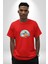 Wolkswagen Karavan Kış Gezisi Pamuklu Bisiklet Yaka Kadın Erkek Oversize Boyfriend Dijital Baskılı Kırmızı T-Shirt 1