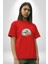 Wolkswagen Karavan Kış Gezisi Pamuklu Bisiklet Yaka Kadın Erkek Oversize Boyfriend Dijital Baskılı Kırmızı T-Shirt 2