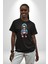Hiphop Kurukafa Hoodie Pamuklu Bisiklet Yaka Kadın Erkek Oversize Boyfriend Dijital Baskılı Siyah T-Shirt 1