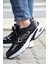 Athens Erkek Siyah Beyaz Sneaker Günlük Spor Ayakkabı V9 3