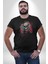 Oyun Kumandası Insanı Ele Geçirişi Kadın Erkek Unisex Siyah Organik Baskılı T-Shirt Penye Yüksek Kalite 1