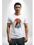 Tokyo Revengers Mikey Red Moon Kadın Erkek Unisex Beyaz Organik Baskılı T-Shirt Penye Yüksek Kalite 5
