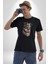 Australian Shepherd Köpek Kadın Erkek Unisex Siyah Organik Baskılı T-Shirt Penye Yüksek Kalite 2