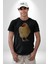 Tavuk Kadın Erkek Unisex Siyah Organik Baskılı T-Shirt Penye Yüksek Kalite 4