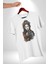 Japon Asyalı Samuray Kadın Kadın Erkek Unisex Beyaz Organik Baskılı T-Shirt Penye Yüksek Kalite 4