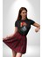 Tokyo Revengers Mikey Red Moon Kadın Erkek Unisex Siyah Organik Baskılı T-Shirt Penye Yüksek Kalite 3