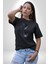 Cadılar Siyah Güller Kadın Erkek Unisex Siyah Organik Baskılı T-Shirt Penye Yüksek Kalite 1