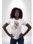 Beyaz ve Kırmızı Yılan Kadın Erkek Unisex Beyaz Organik Baskılı T-Shirt Penye Yüksek Kalite 2