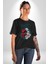 Japon Anime Tengu Maske Kadın Erkek Unisex Siyah Organik Baskılı T-Shirt Penye Yüksek Kalite 5