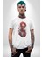 Zombi Kırmızı The Walking Dead Kadın Erkek Unisex Beyaz Organik Baskılı T-Shirt Penye Yüksek Kalite 4