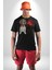 Poodle ve Beagle Sevililer Günü Hediyesi Kadın Erkek Unisex Siyah Organik Baskılı T-Shirt Penye Yüksek Kalite 3