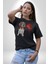 Poodle ve Beagle Sevililer Günü Hediyesi Kadın Erkek Unisex Siyah Organik Baskılı T-Shirt Penye Yüksek Kalite 5