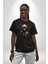 Hip Hop Gençlik Kedi Çeket Pamuklu Bisiklet Yaka Kadın Erkek Oversize Boyfriend Dijital Baskılı Siyah T-Shirt 5
