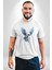 Mavi Beyaz Kartal Kuş Kadın Erkek Unisex Beyaz Organik Baskılı T-Shirt Penye Yüksek Kalite 1