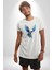 Mavi Beyaz Kartal Kuş Kadın Erkek Unisex Beyaz Organik Baskılı T-Shirt Penye Yüksek Kalite 4