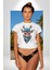 Güneş Gözlüğü Savaşcı Geyik Kadın Erkek Unisex Beyaz Organik Baskılı T-Shirt Penye Yüksek Kalite 5