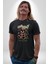 Bugün Değil Kadın Erkek Unisex Siyah Organik Baskılı T-Shirt Penye Yüksek Kalite 1