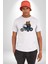 Kask Güneş Gözlüğü Motor Ayı Kadın Erkek Unisex Beyaz Organik Baskılı T-Shirt Penye Yüksek Kalite 3