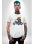 Kask Güneş Gözlüğü Motor Ayı Kadın Erkek Unisex Beyaz Organik Baskılı T-Shirt Penye Yüksek Kalite 5