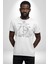 Pisagor Çember Matematik Kadın Erkek Unisex Beyaz Organik Baskılı T-Shirt Penye Yüksek Kalite 3
