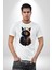 Hip Hop Gençlik Kedi Çeket Kadın Erkek Unisex Beyaz Organik Baskılı T-Shirt Penye Yüksek Kalite 1