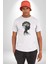 Toprak Köksalmış Ağaç Kadın Kadın Erkek Unisex Beyaz Organik Baskılı T-Shirt Penye Yüksek Kalite 3