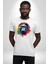 Renkli Maymun Goril Kadın Erkek Unisex Beyaz Organik Baskılı T-Shirt Penye Yüksek Kalite 5