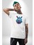 Su Aygırı Hipopotamo Renkli Kadın Erkek Unisex Beyaz Organik Baskılı T-Shirt Penye Yüksek Kalite 4