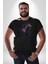 Renkli At Koşu Kadın Erkek Unisex Siyah Organik Baskılı T-Shirt Penye Yüksek Kalite 2