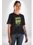 Sık Sık Mutlu Gülmek Teddy Bear Kadın Erkek Unisex Siyah Organik Baskılı T-Shirt Penye Yüksek Kalite 1