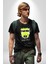 Sık Sık Mutlu Gülmek Teddy Bear Kadın Erkek Unisex Siyah Organik Baskılı T-Shirt Penye Yüksek Kalite 4
