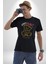 Artık Katlan Kadın Erkek Unisex Siyah Organik Baskılı T-Shirt Penye Yüksek Kalite 3