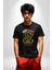 Artık Katlan Kadın Erkek Unisex Siyah Organik Baskılı T-Shirt Penye Yüksek Kalite 4