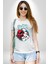 Japon Anime Tengu Maske Kadın Erkek Unisex Beyaz Organik Baskılı T-Shirt Penye Yüksek Kalite 4
