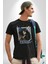 Anime Levi Ackerman Beyaz ve Siyah Kanatlar Kadın Erkek Unisex Siyah Organik Baskılı T-Shirt Penye Yüksek Kalite 3